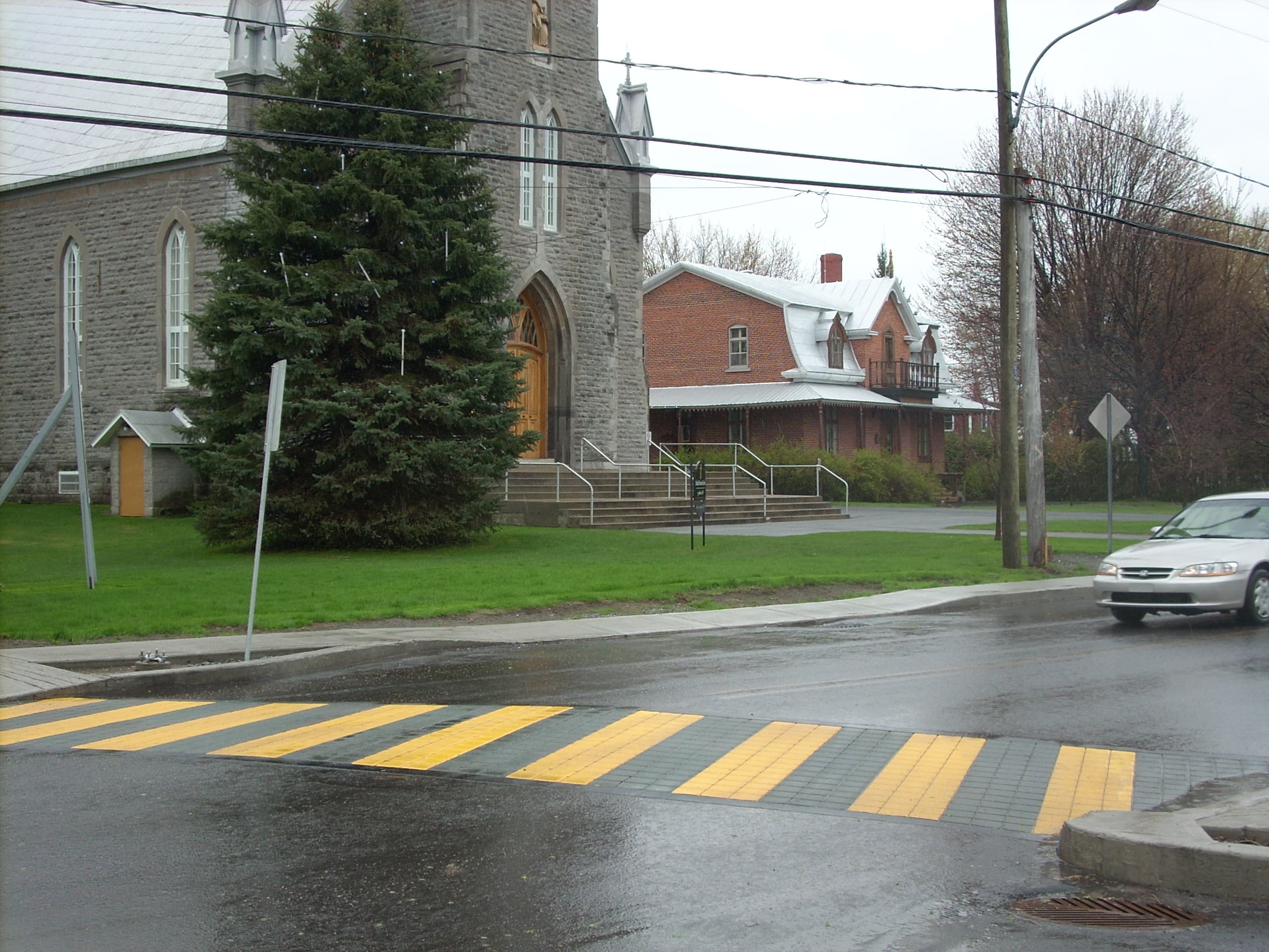 Stamped Crosswalk