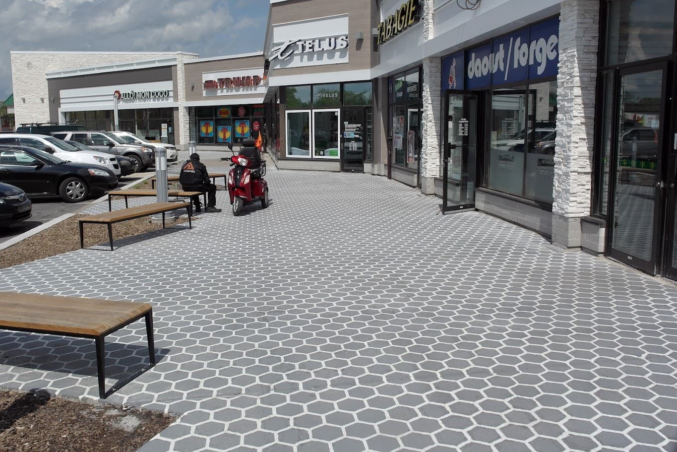 Parking Lots surface systems by HUB — Canadian installation — installation photo 2