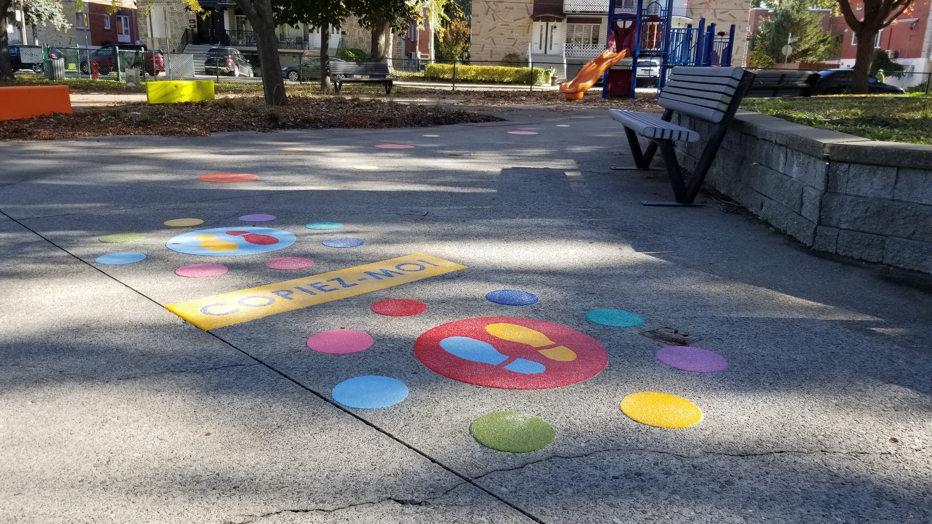 DecoMark decorative pavement by HUB Surface Systems — installation photo 7
