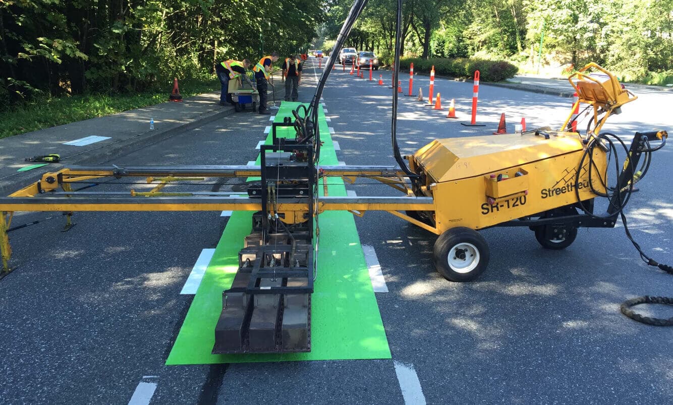 PreMark decorative pavement by HUB Surface Systems — installation photo 8
