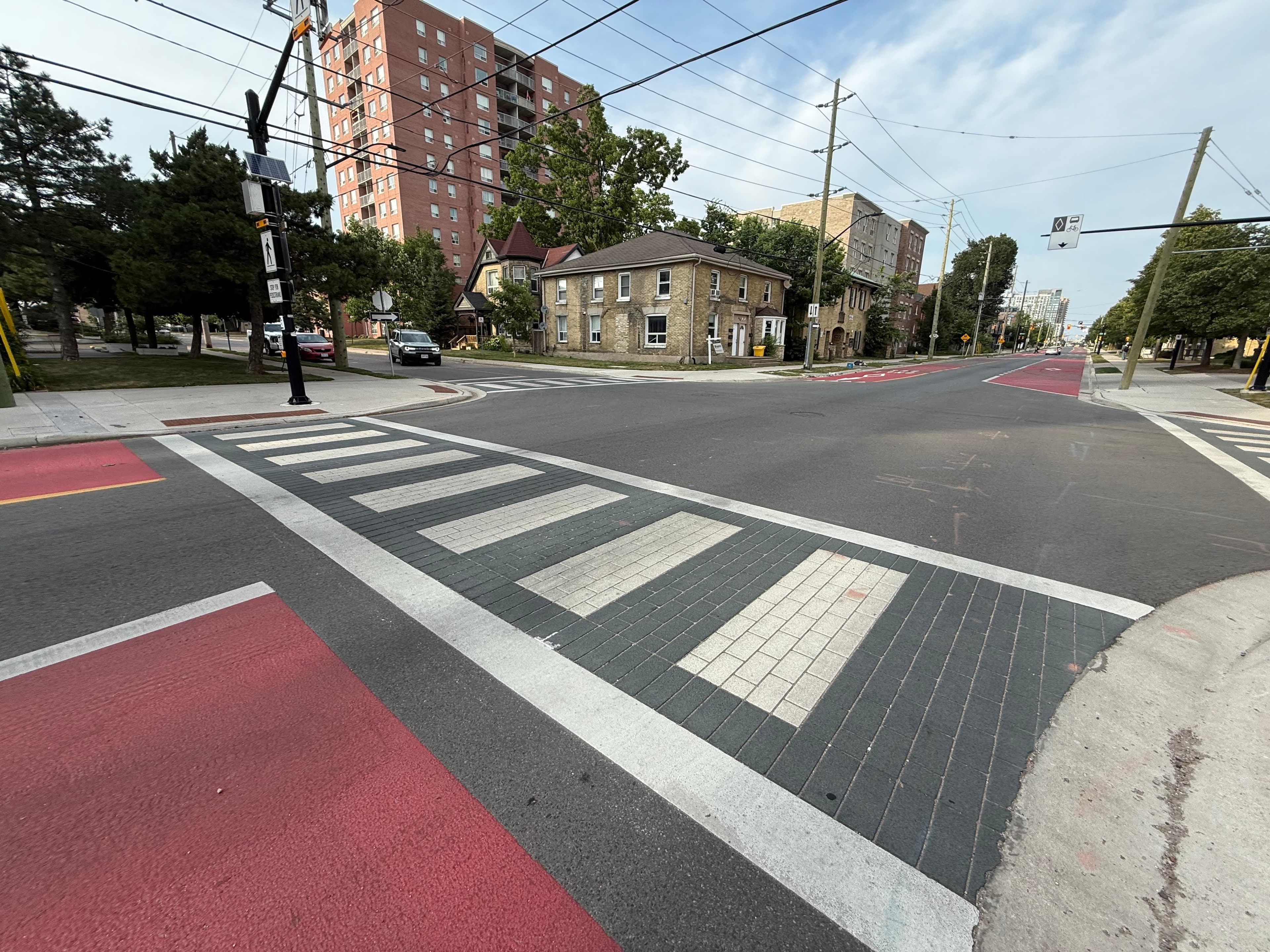 Bus Lanes surface systems by HUB — Canadian installation — installation photo 3