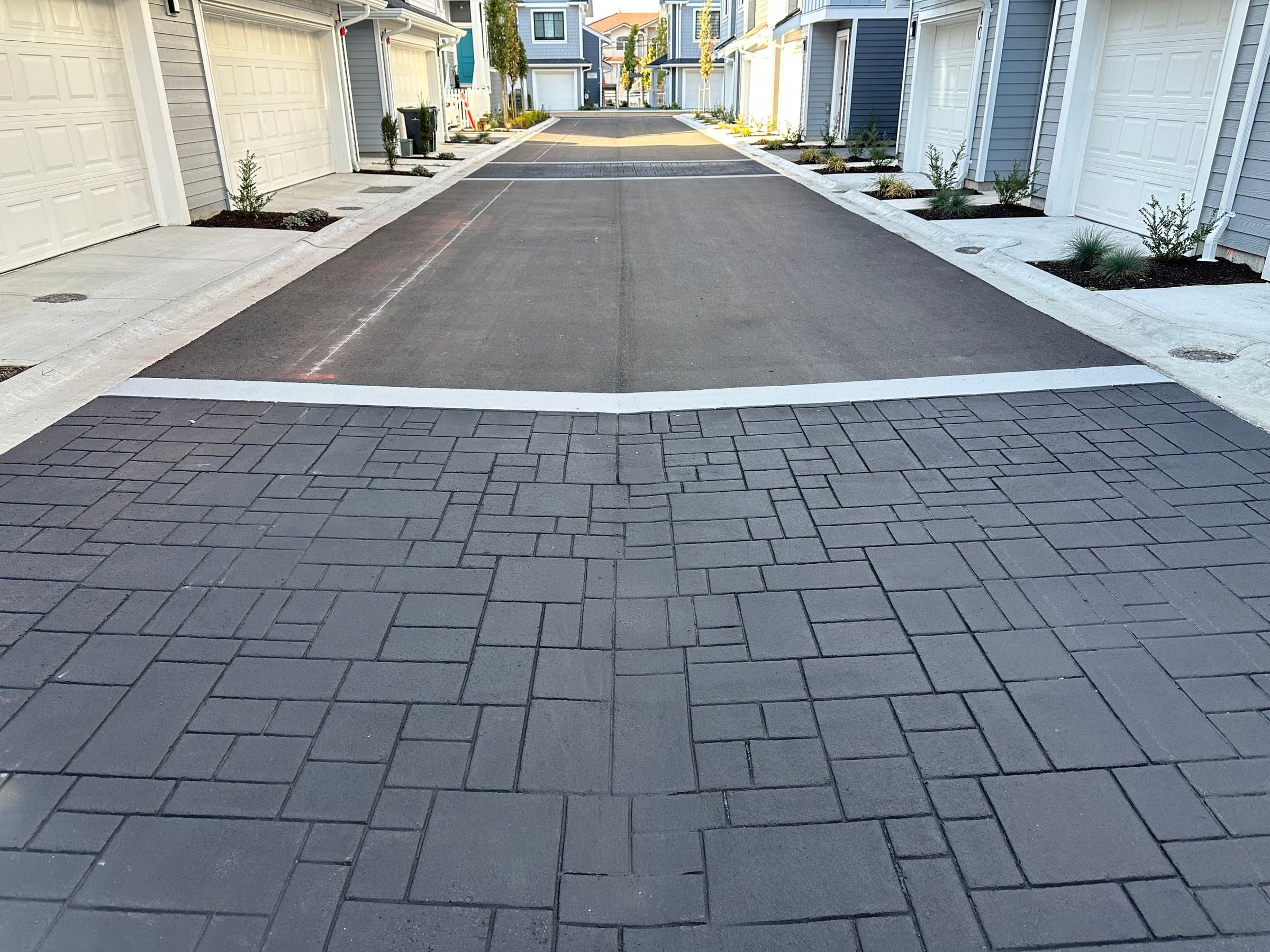 Townhomes surface systems by HUB — Canadian installation — installation photo 7