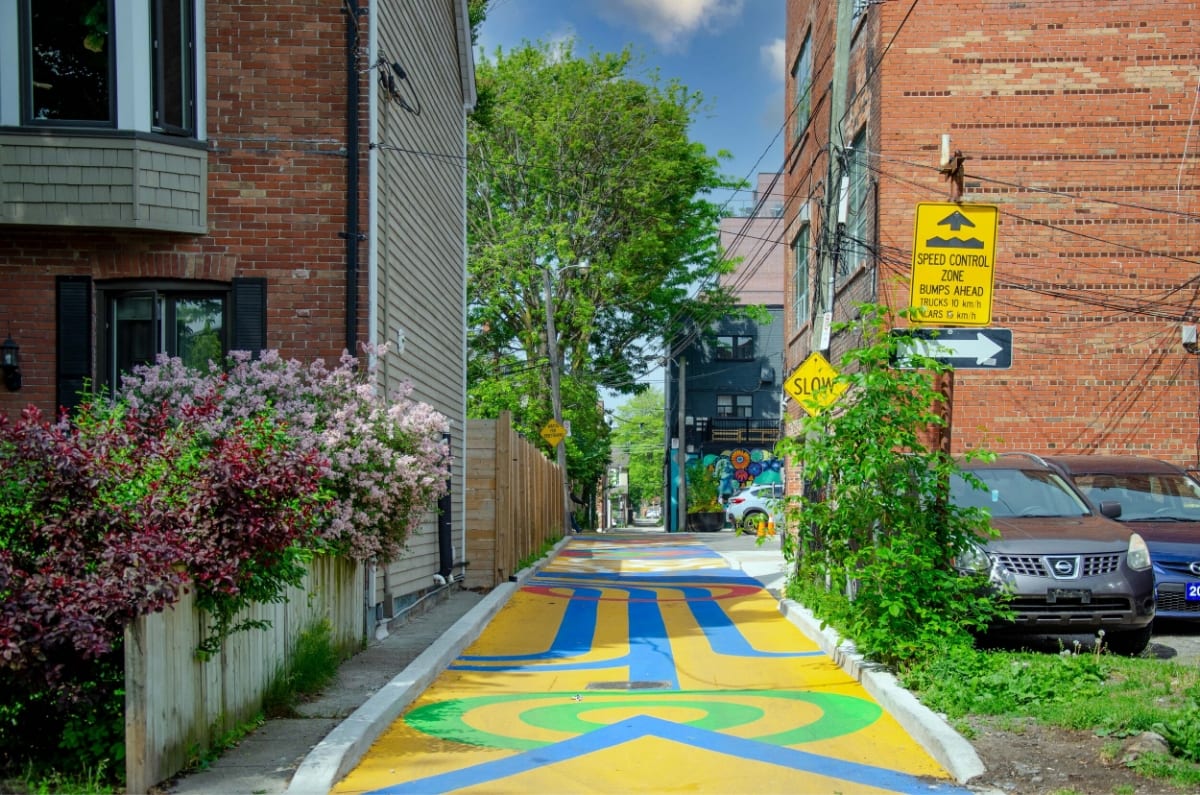 Leslieville Laneway, Toronto, ON