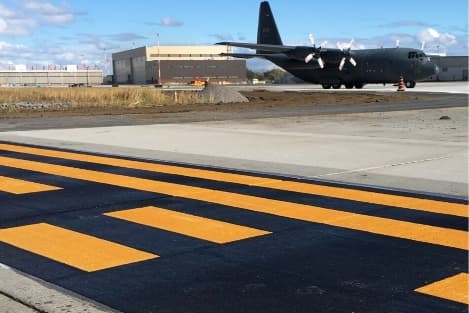 AirMark decorative pavement by HUB Surface Systems — installation photo 3