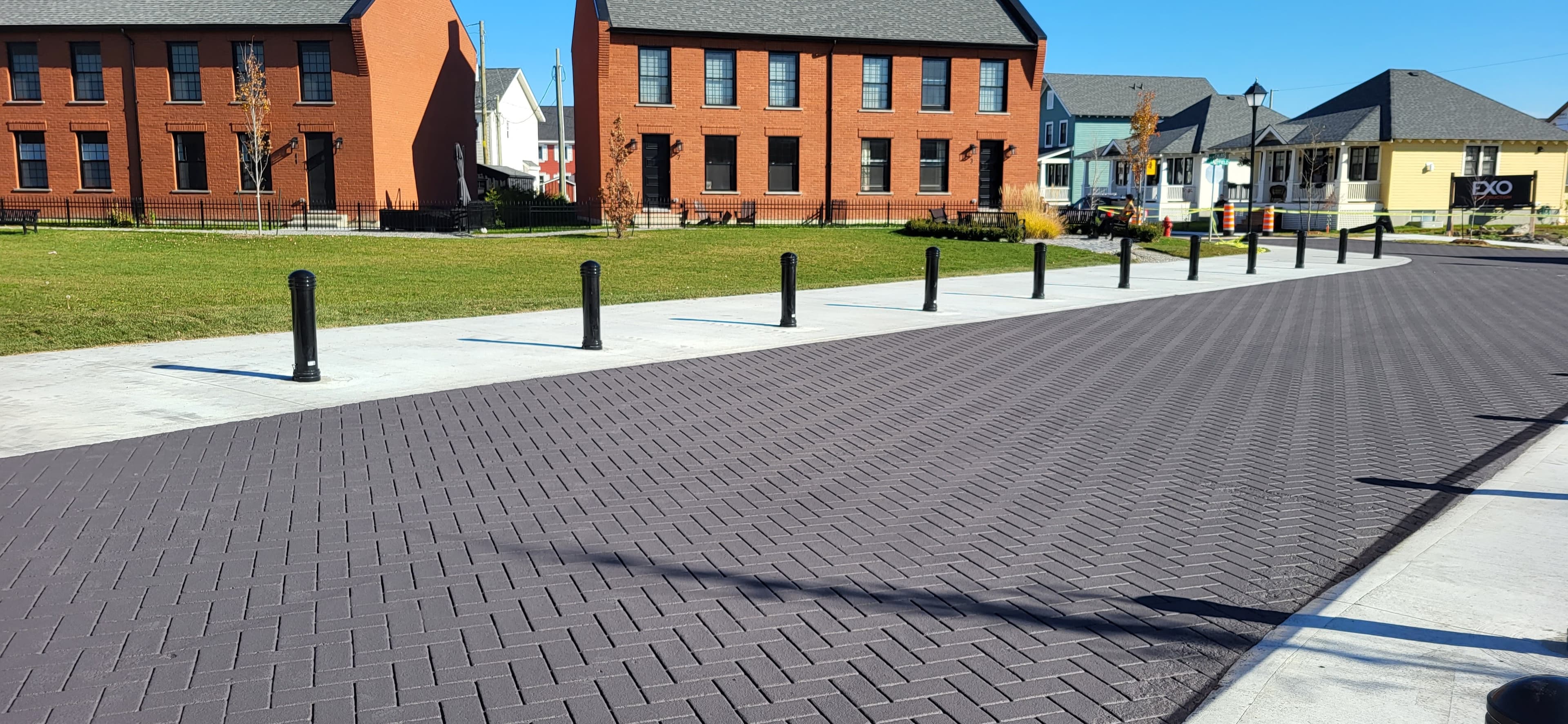 StreetPrint decorative pavement by HUB Surface Systems — installation photo 2
