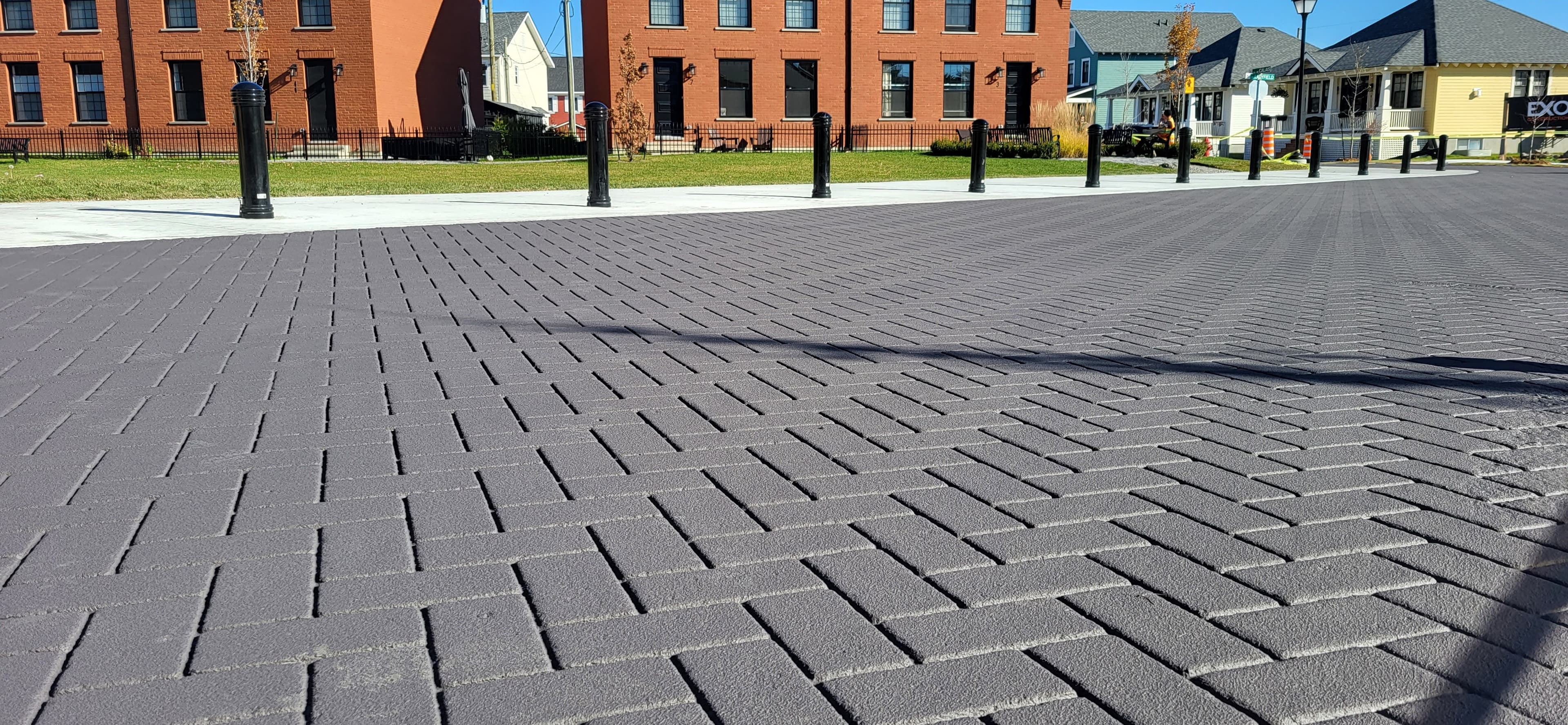 StreetPrint decorative pavement by HUB Surface Systems — installation photo 3