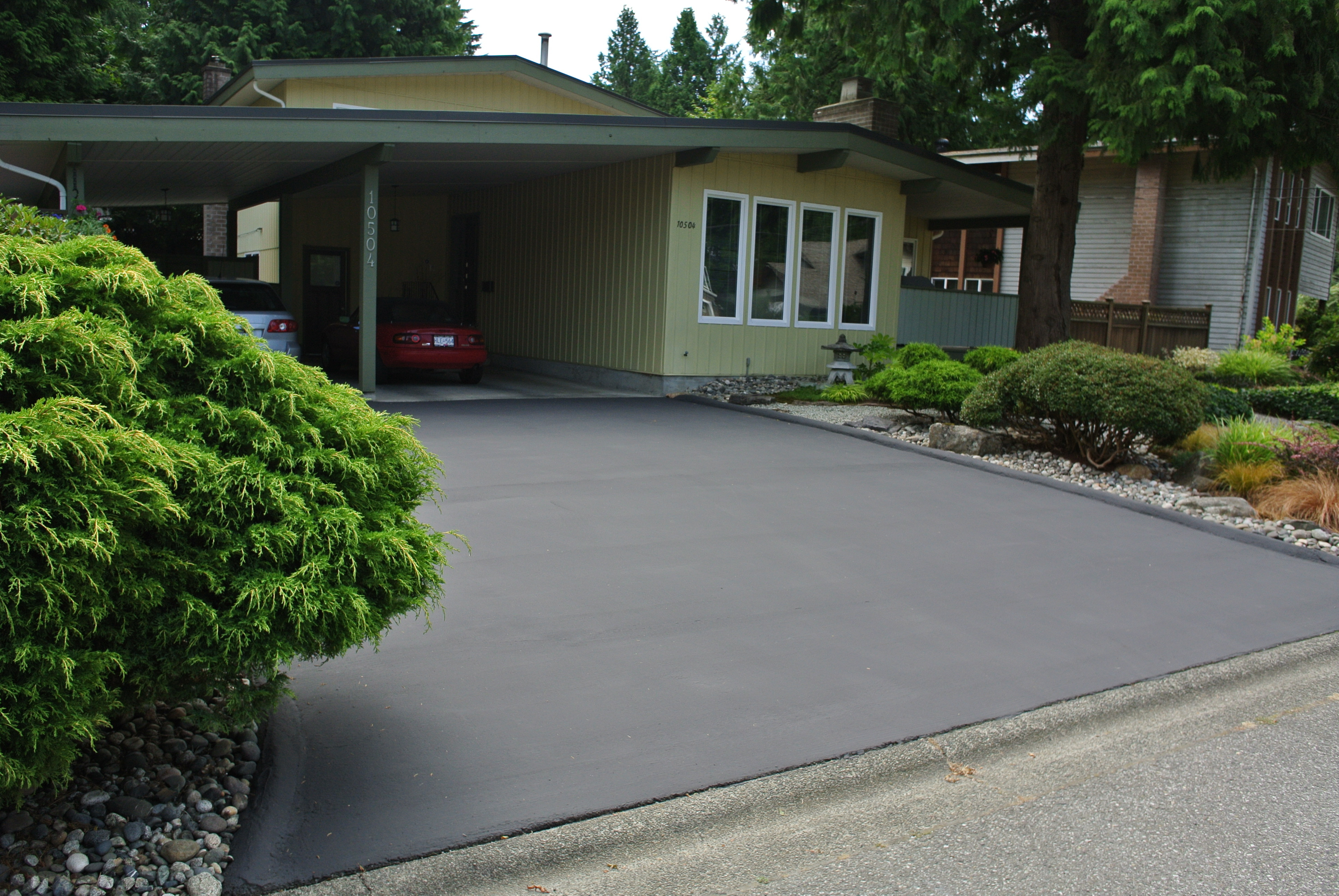 Private Driveways — Close-up